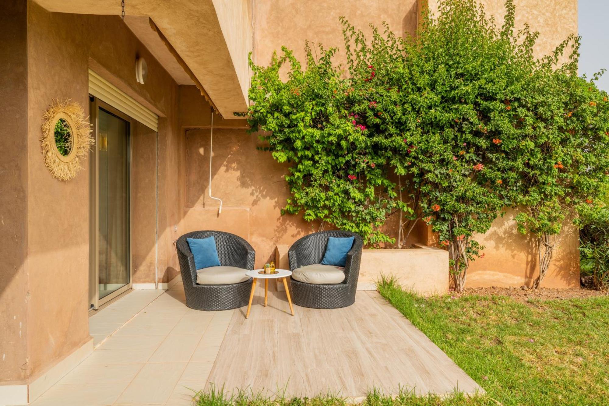 Vue Golf, Piscine, Atlas Luxe Boheme-chic Appartement