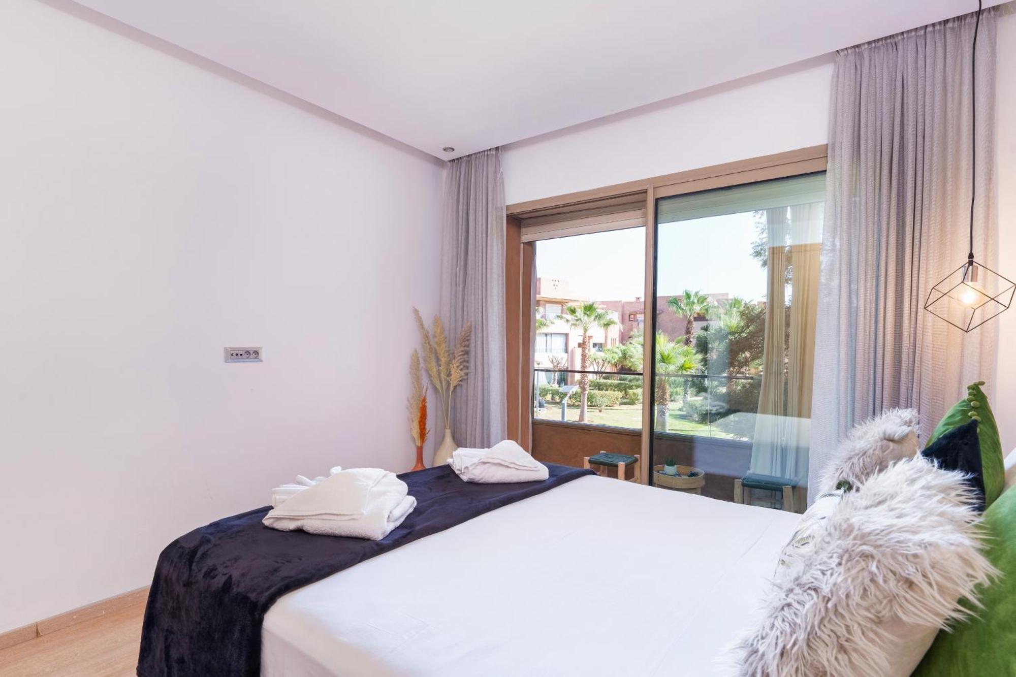 Vue Golf, Piscine, Atlas Luxe Boheme-chic