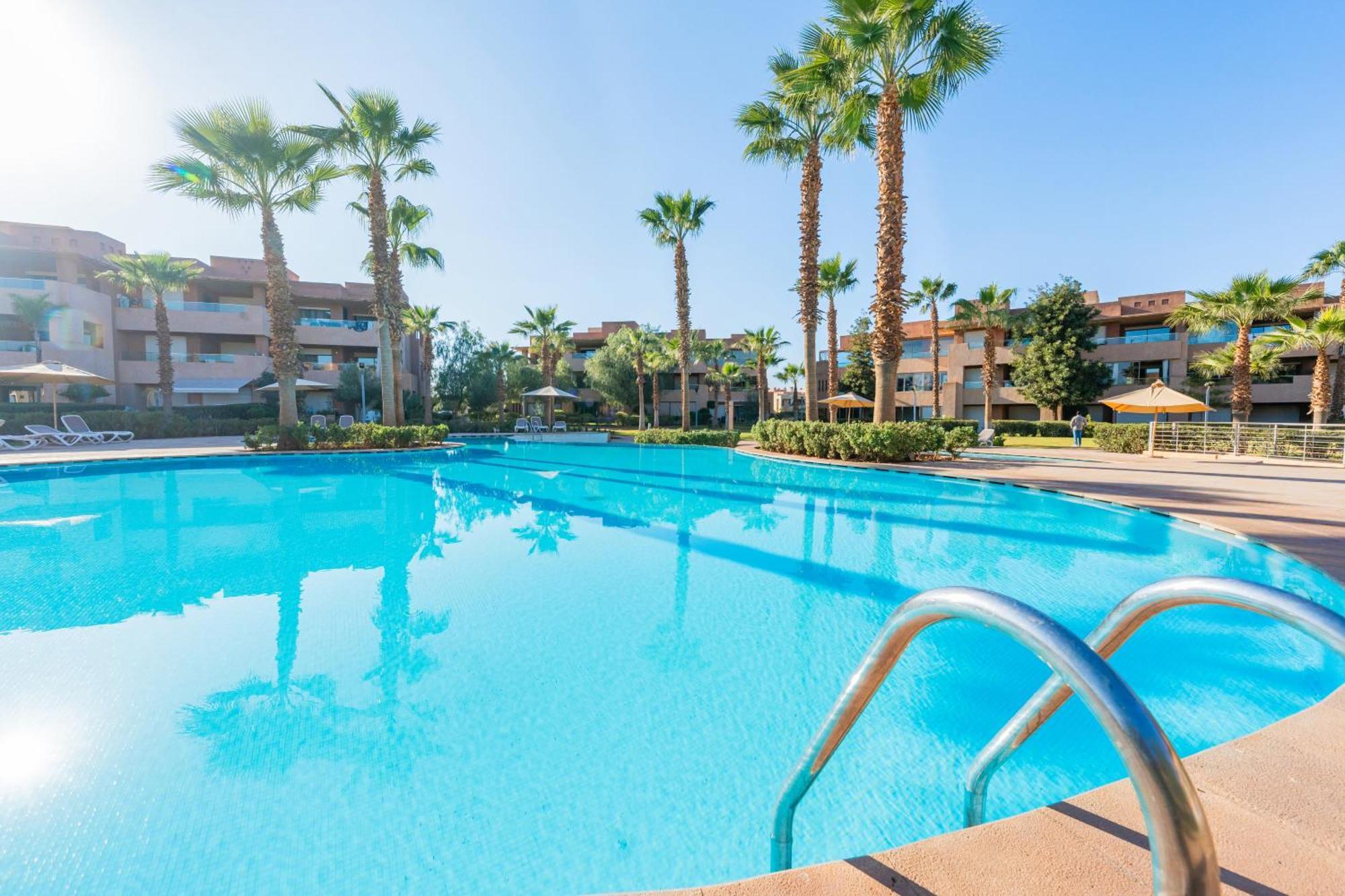 Vue Golf, Piscine, Atlas Luxe Boheme-chic