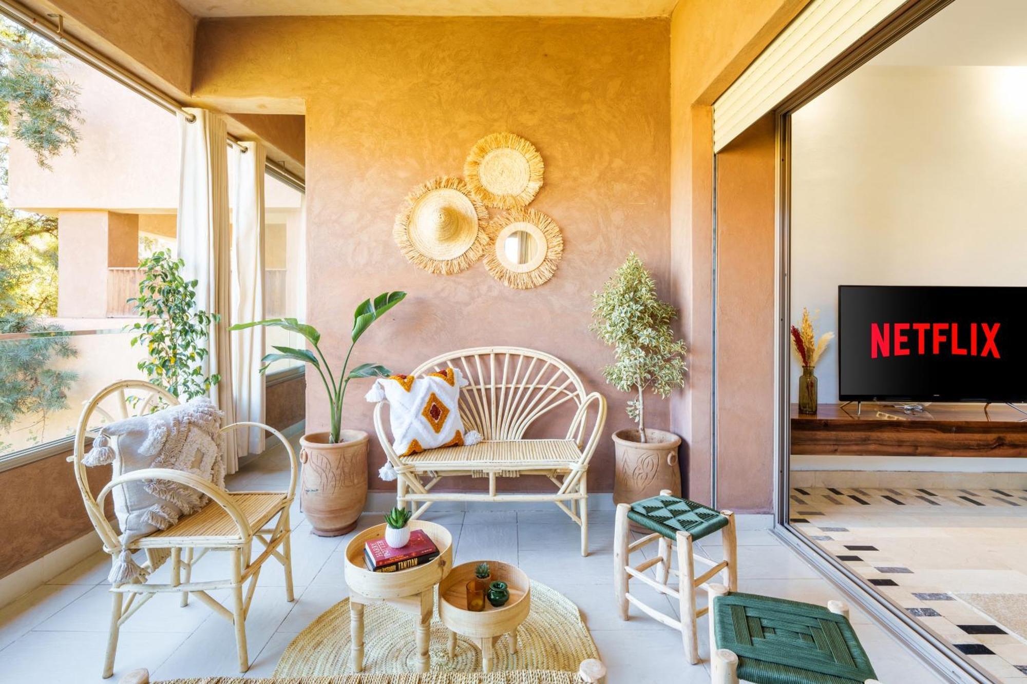 Appartement Vue Golf, Piscine, Atlas Luxe Boheme-chic