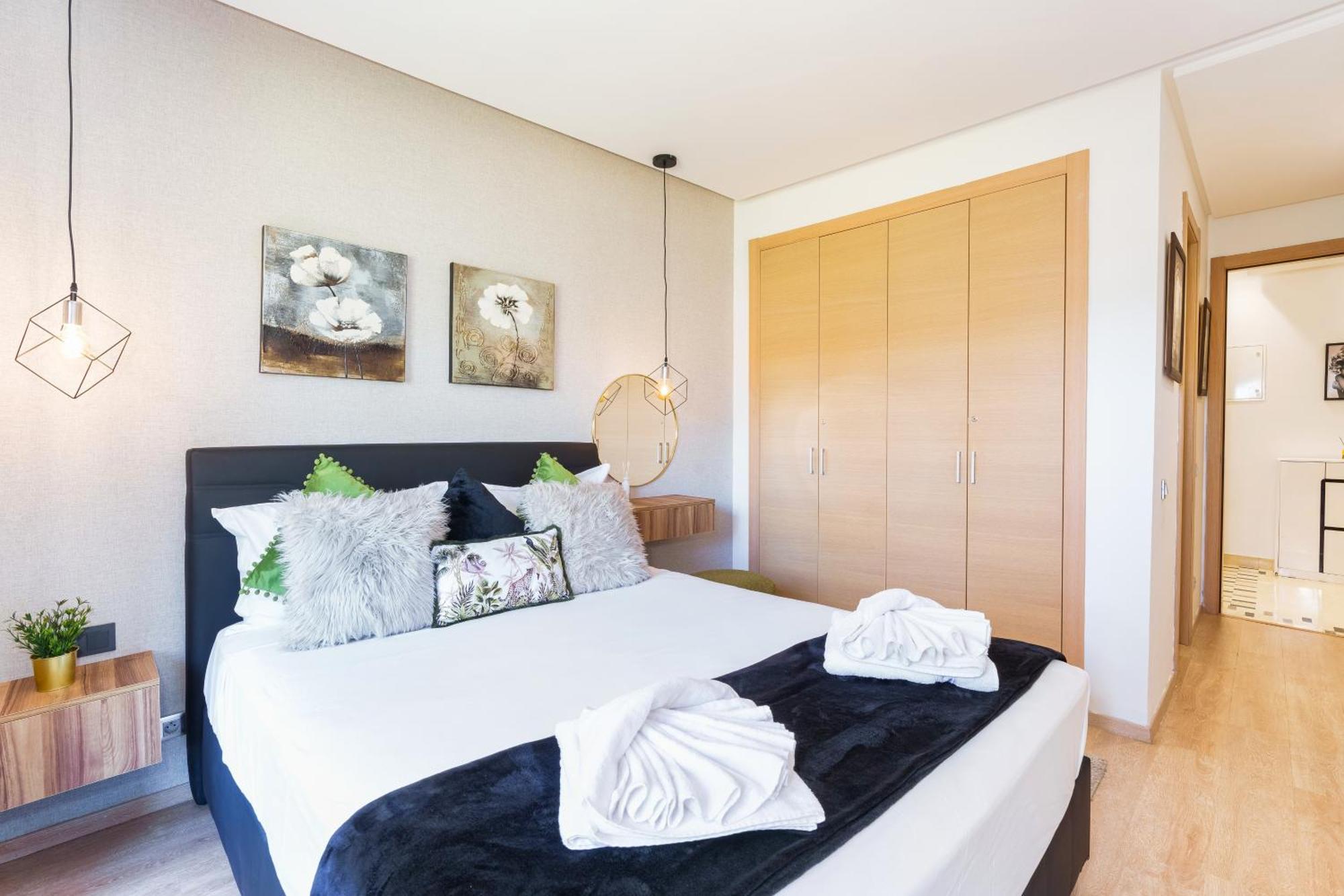 Vue Golf, Piscine, Atlas Luxe Boheme-chic Appartement Marrakesh