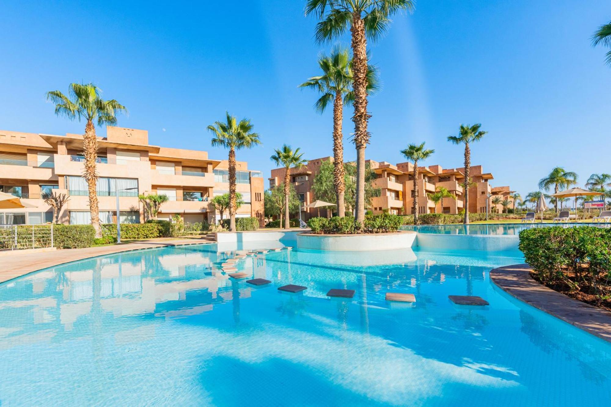 Vue Golf, Piscine, Atlas Luxe Boheme-chic
