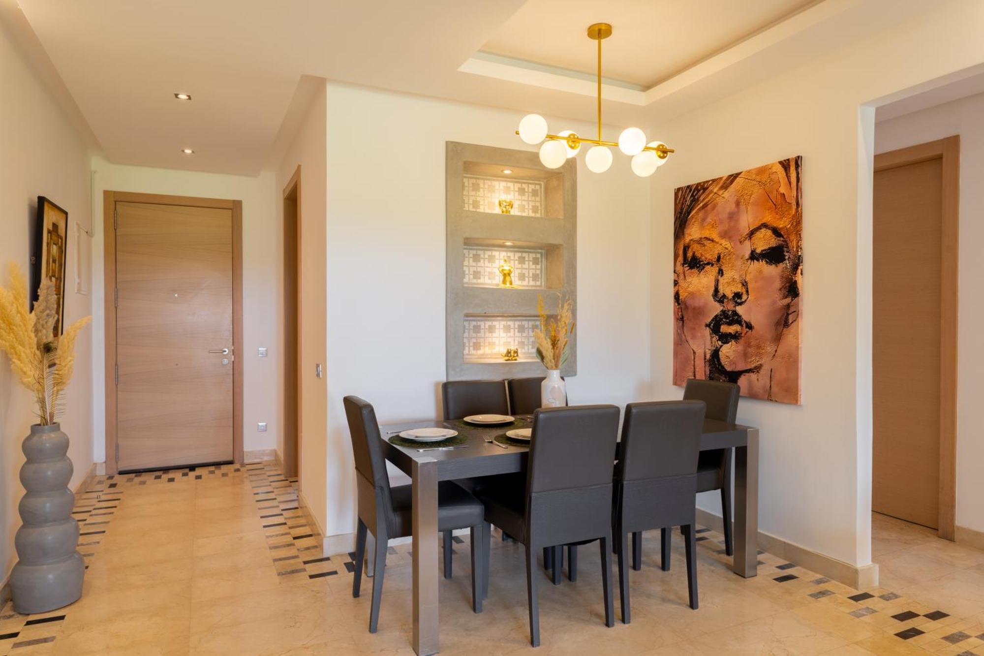 Appartement Vue Golf, Piscine, Atlas Luxe Boheme-chic