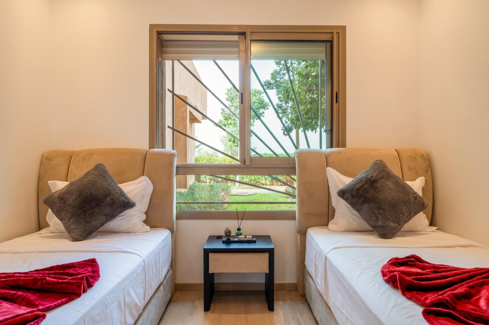 Vue Golf, Piscine, Atlas Luxe Boheme-chic Marrakesh