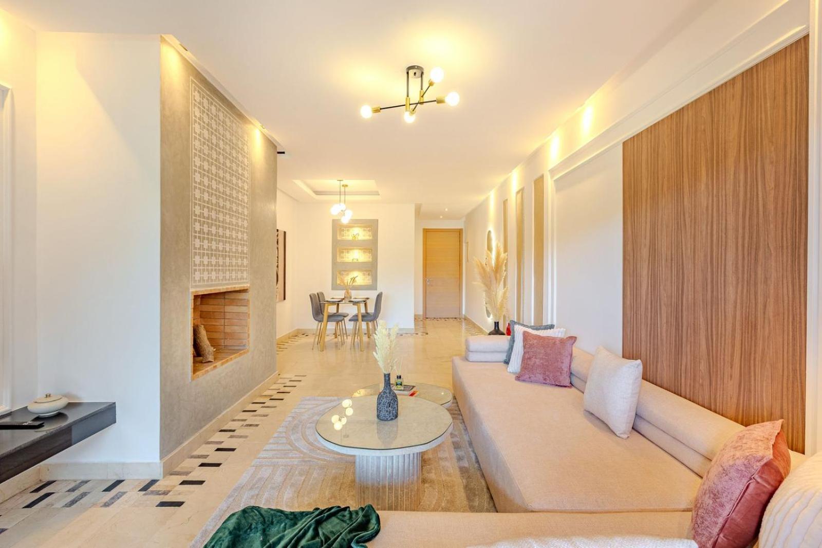 Appartement Vue Golf, Piscine, Atlas Luxe Boheme-chic