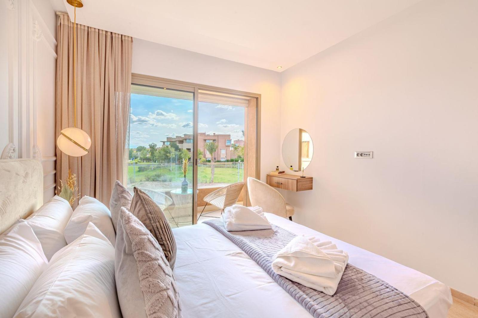 Vue Golf, Piscine, Atlas Luxe Boheme-chic *