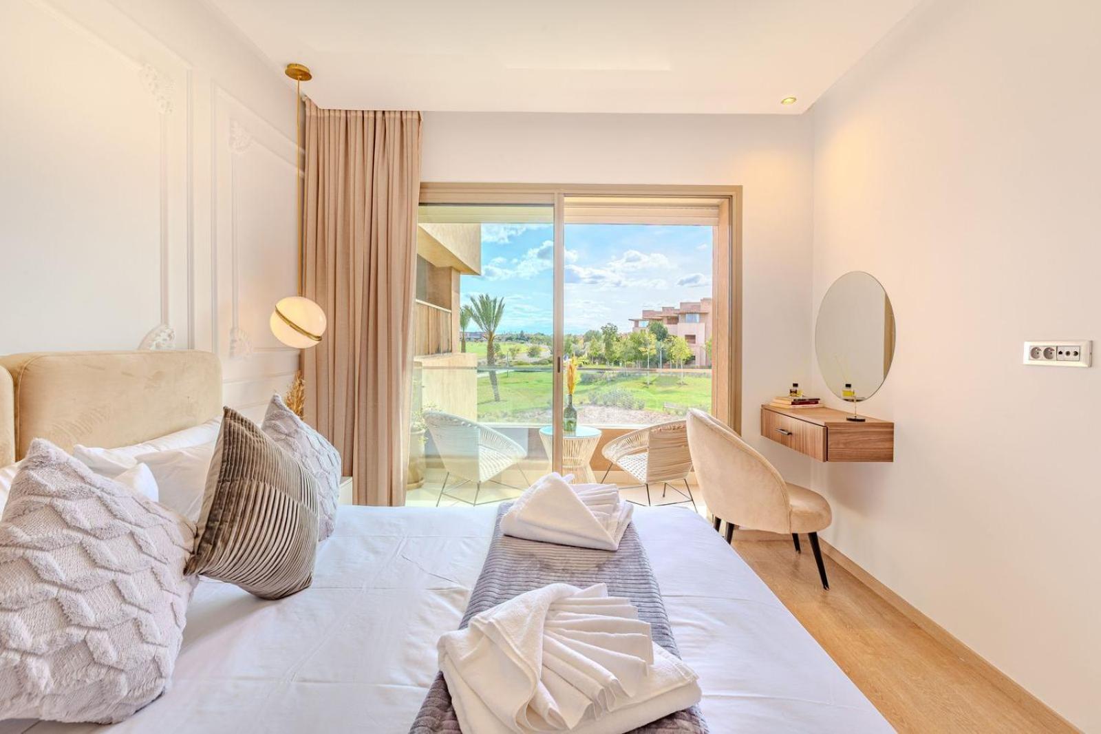 Vue Golf, Piscine, Atlas Luxe Boheme-chic *