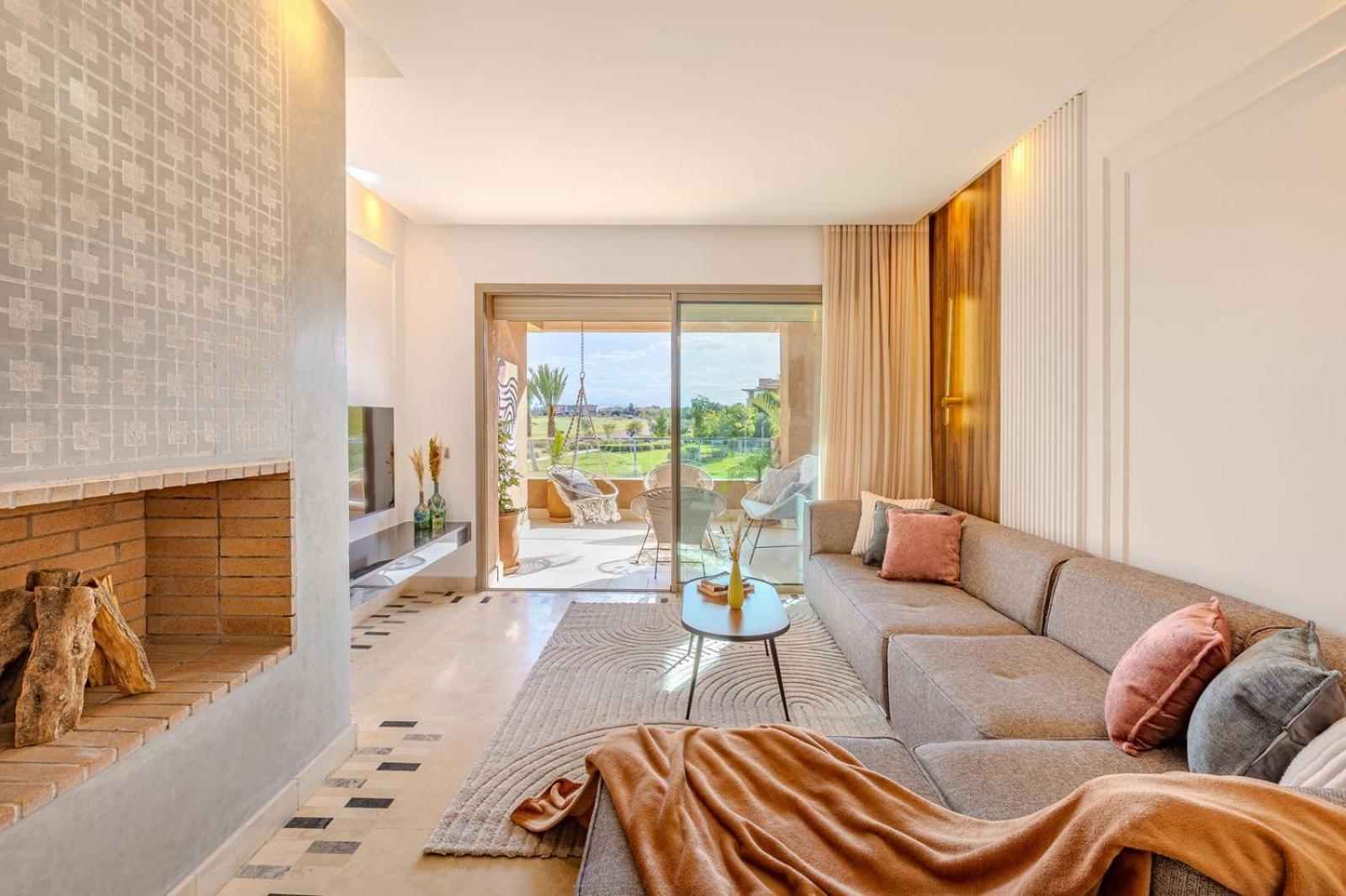 Vue Golf, Piscine, Atlas Luxe Boheme-chic Appartement *